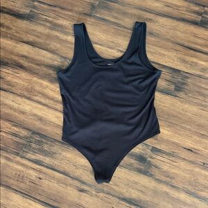 American Eagle Black Sleeveless Bodysuit